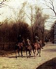 An Afternoon Ride by Edmond Grandjean